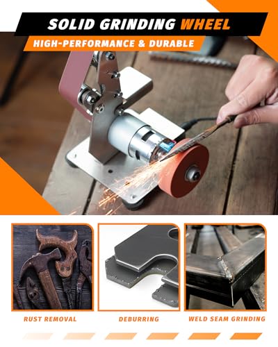 Mini Belt Sander, Electric Small Sander Knife Sharpener, 5.1''x6.7''x7.5'' - size: 5.1''x6.7''x7.5''