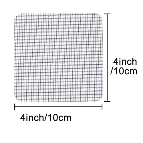 10 Sheets Window Screen Patches Repair Kit, Repair for Window and Door Tears Holes,Fiberglass Screen Tape Mesh Repair Suitable, 4"x 4"(10cm x 10cm) Gray - color: 10pack Grey