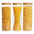 Vtopmart 70oz Glass Food Storage Jars with Airtight Bamboo Lids, 3 Pack - size: 3 Pack (70 oz)