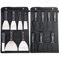 7 PCS Putty Knife with Storage Bag Paint Scraper Drywall Spackle Tools