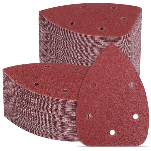 150pcs Mouse Detail Sander Sandpaper Assorted Grits - style: 150pcs：each 30 of40/80/120/180/240 grit