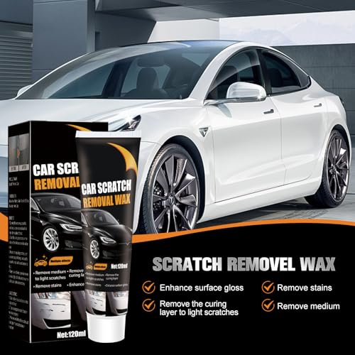 2Pcs Car Scratch Remover Wax, Auto Scratch Remover for Cars (120 ML)