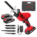 FULLYEA Reciprocating Saw Cordless, 3500SPM Variable Speed, 2x2.0Ah Battery