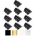 Litepak Screen Door Hinge Professional Grade Hardware Self-Closing Easy Install (10 Pack, Black) - color: Black, size: 10 Pack
