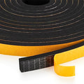 Ravinte Weather Stripping Door Seal, 1 x 1/16" Adhesive Foam Tape, 10 FT - color: Black, size: 1In x 1/16In x 10Ft