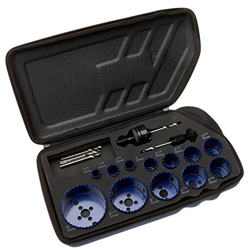 Irwin Tools IRWIN Hole Saw Kit, 17-Piece (3073004), Black