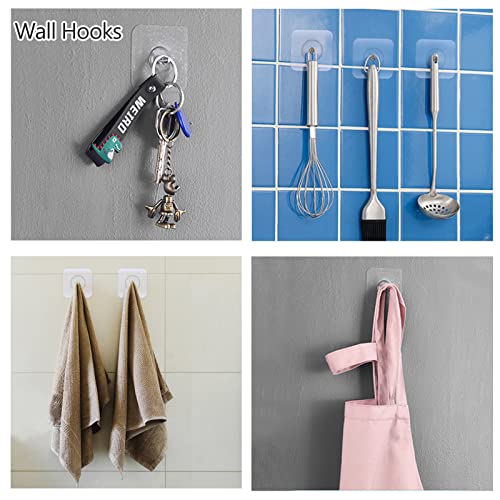 AIERSA Picture Hanging Hooks, 13 Pack Heavy Duty Adhesive Hooks - color: 13 packs