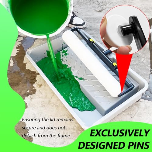 Paint Roller Frame, 9 to 18 Inch Adjustable Paint Roller Handle | Suitable for Large-Scale Painting Projects