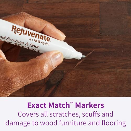 Rejuvenate Exact Match Wood Furniture & Floor Repair Markers 6 Ct, Brown - size: Brown (Pack of 1)