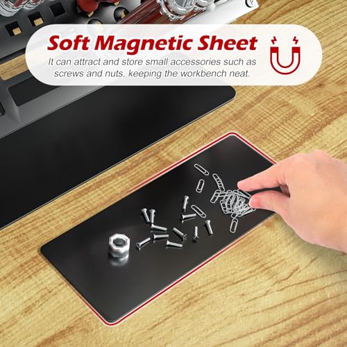 Screwdriver Organizer Holder Rack: Height Adjustable (Black) - color: Black