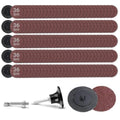 150Pcs 2 inch R-Type Quick Change Aluminum Oxide Surface Conditioning Sanding Discs Set 36 Grit with Adapter & Backing Pad - style: 36 Grit