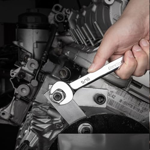 DURATECH 9/16" Combination Wrench, SAE - size: 9/16"