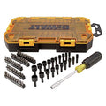 DEWALT Screwdriver Bit Set with Nut Drivers, 71-Piece (DWMT73808) - size: 1/4"