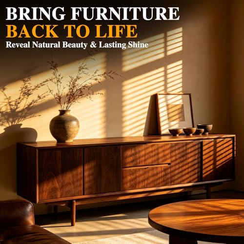 Furniture Balm, Advanced Formula for Wood Scratch Repair, Helps Prevent Cracking & Enhances Texture, Ideal for Furniture & Wood Grain Touch-Ups (150g)