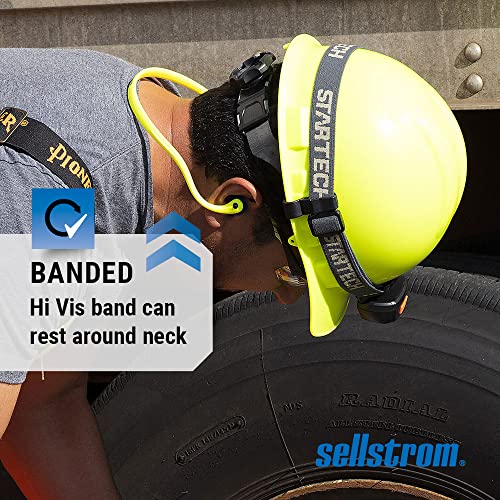 Sellstrom Reusable Banded Earplugs - 25dB Noise Reduction - Ideal for Work