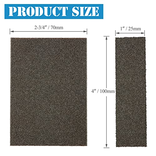 8Pcs 80 Grit Sanding Blocks, Jamiikury Coarse Sanding Sponge Washable and Reusable, Wet Dry Sandpaper Sponge for Wood Metal FurniturePaint and Drywall - size: 80 Grits