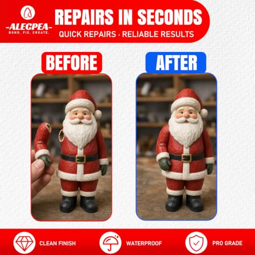 ALECPEA Wood Glue, Thin CA Glue for Wood, 30g with 3 Droppers | Fast 15 Second Set, 12-Hour Full Cure, Deep-Grain Flow For Furniture, Models, Crafts, And Bamboo - color: Wood Glue