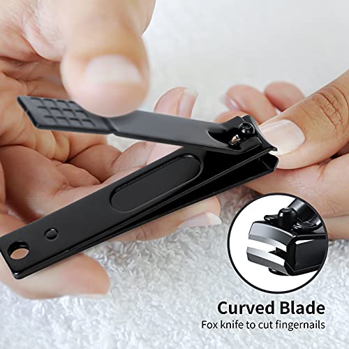 Aogeili Nail Clippers Set, Toenail Clippers & Fingernail Clipper Cutters - size: Large/Small/Oblique