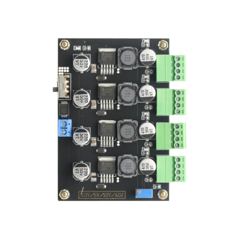LM2596 Multi Channel Switching Power Supply 3.3V/5V/12V/ADJ Adjustable Voltage Output Power Supply Module