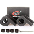 House Tuning 4pcs 3/4 inch Light Mount Bracket for 0.75" Tube Clamp 19mm Roll bar Clamp Brackets (Include 4 Clamp) - size: 0.75"-Clamp Kit