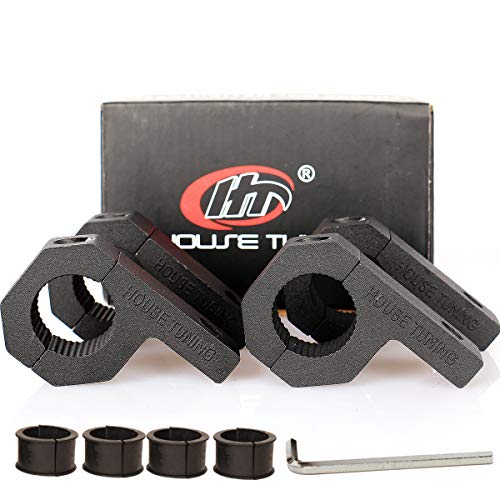 House Tuning 4pcs 3/4 inch Light Mount Bracket for 0.75" Tube Clamp 19mm Roll bar Clamp Brackets (Include 4 Clamp) - size: 0.75"-Clamp Kit