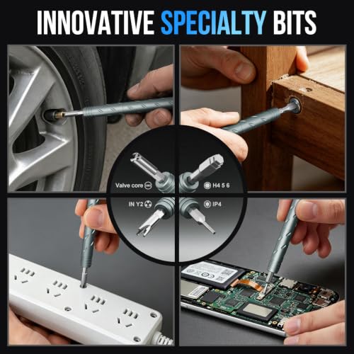 STREBITO 55 in 1 Magnetic Screwdriver Set, Cube Tool Kit