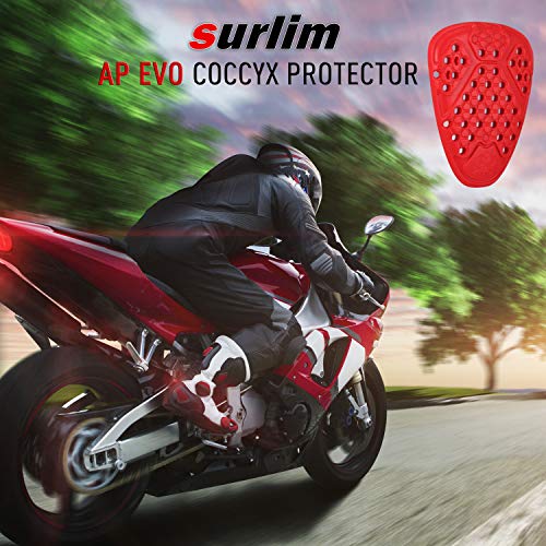 Surlim Coccyx Protector CE Insert Armor Motorcycle Pants Replacement Pads - size: Coccyx