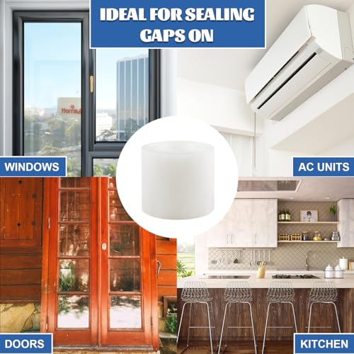 Transparent Weather Sealing Tape 3" x35 Yard, Window Insulation Tape Weather Stripping for Windows Doors Shower Glass – Indoor/Outdoor Insulation, No-Residue, Clear, Energy-Saving - size: 3 IN - 105 Ft Clear - 140U