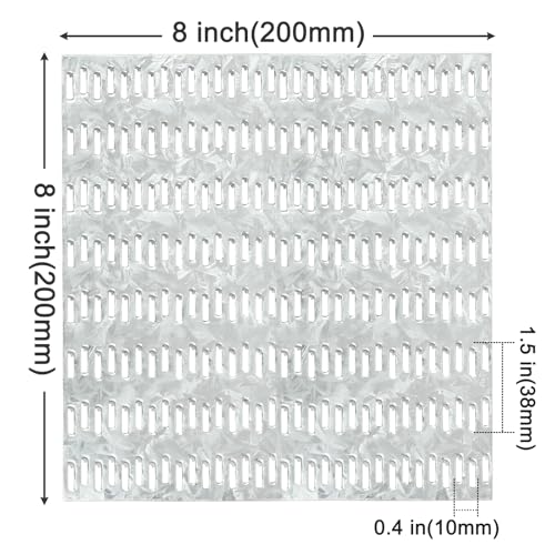 10 Pcs Pronged 8 x 8 Truss Mending Plates, Truss Brackets for Wood Connection, Galvanized Mending Plates with Nail-Teeth - size: 8"x8"