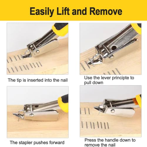 2Pcs Staple Remover Heavy Duty Upholstery Staple Puller Tool