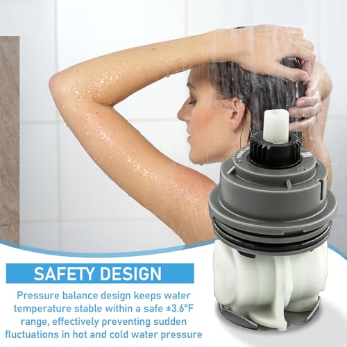 RP46463 Shower Cartridge for Delta Monitor 17 Series, Dual Function Bath Tub and Shower Faucet Valve, Includes RP46073 Seat and Spring Adapter(2006–Present) - style: RP46463