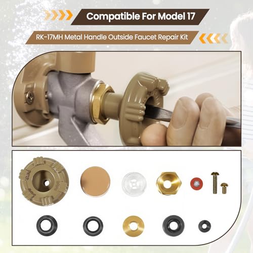 RK-17MH Repair Kit, Woodford Model 17 Repair Kit for Outdoor Faucets - color: RK-17MH