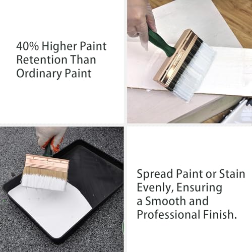 King Origin Deck Stain Brush, 9 Inch Deck Paint Brush - size: 9-Inch