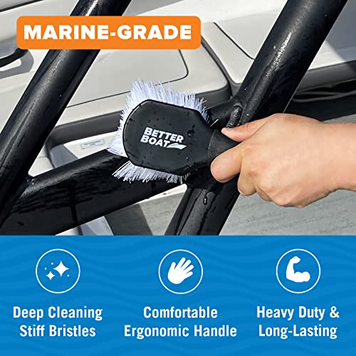 Stiff Hand Scrub Brush, Short Handle Heavy Duty Tire and Wheel Cleaning - style: Short Handle