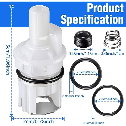 Enhon 3 Pack Shower Tub Stem Kit, Compatible with Delta RP1740 RP4993