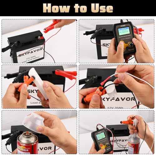 Fuel Injector Tester Cleaner Kit, PWM Injector Test Tool for Car - color: Gray-106s