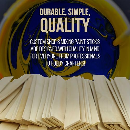 Custom Shop Craft and Paint Sticks - (Pack of 500 Sticks) 12" - size: 12" - Pack of 500