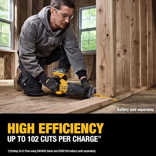 DEWALT 20V MAX* XR Brushless Cordless Reciprocating Saw (Tool Only) (DCS384B)