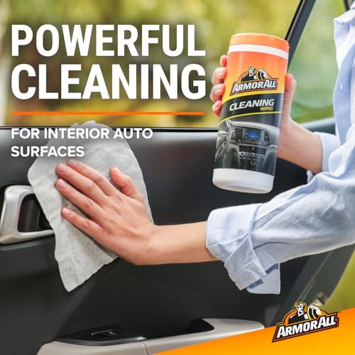 Armor All Car Cleaning Wipes, 90 Count Canister, Car Wipes - size: 90 Count (Pack of 1)