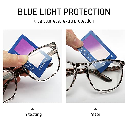 MORK&SUKY Safety Glasses, Stylish Goggles With No Fog Lense, Alternatives To Regular Protective Eyewear For Lab and Nursing. - color: Leopard