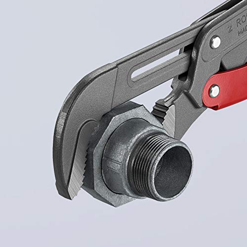 KNIPEX Tools 83 61 020, Rapid Adjust Swedish Pipe Wrench, 22 - size: 22-Inch
