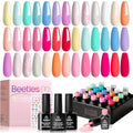 Beetles Gel Nail Polish Set With Base & Matte Top Coat Pastel Gel Polish - color: Awakening Alice