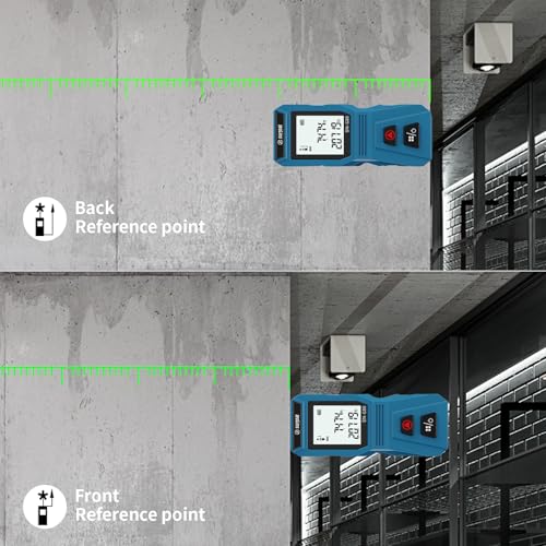 Mini Laser Measure wiht USB-C Rechargeable Pocket-Size Digital Tape 262FT
