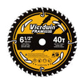 6-1/2" 40T Carbide Saw Blade 5/8" Arbor for Wood Plywood OSB & MDF - size: 6-1/2'' 40T 1PC