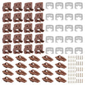 20 Set Drawer Guide Kit, Enhanced Commercial Slide Style Drawers for Kenlin Rite-Trak II 168, Vaughan Bassett, Legacy, Replacement Dresser Drawer Slides Repair Kit with Roller - style: 20 Set Drawer Guide
