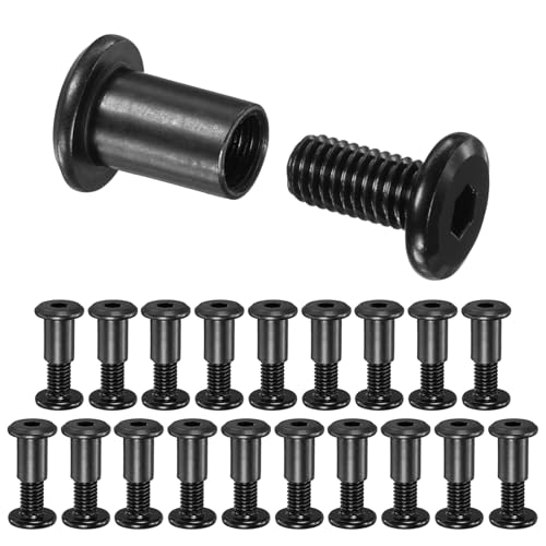 M METERXITY Hex Drive Socket Cap Bolt M8 x16mm for Furniture Assembly 20Pcs - size: M8 x 16mm