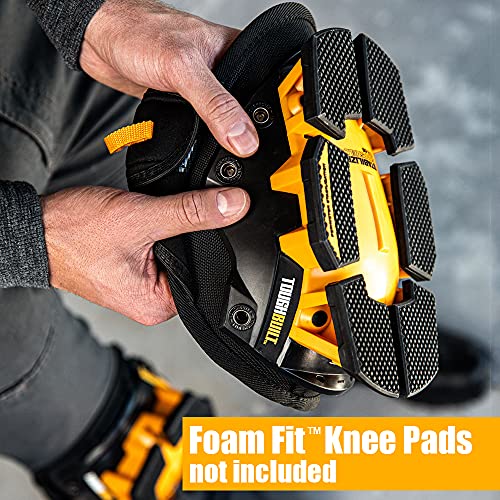 ToughBuilt - Stabilizer SnapShell Replacement Shell for Knee Pads - size: Stabilizer SnapShell (Black/Yellow)