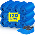 120 Pack (60 Pairs) Shoe Covers Disposable, Non-woven Fabric Shoes Covers - color: 120 Pack(60 Pairs)