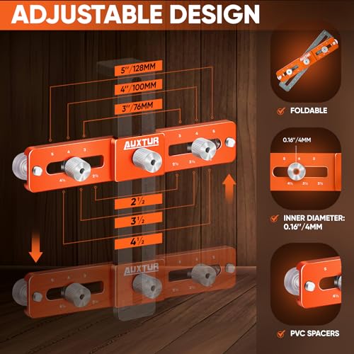 Cabinet Hardware Jig, Adjustable Cabinet Handle Template Tool - style: Jig+1 PC Pencil+8 PCS Refills