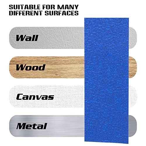 XUXU Blue Painters Tape 2 Inch Masking Tape 196 Yards Total Set of 4 Rolls